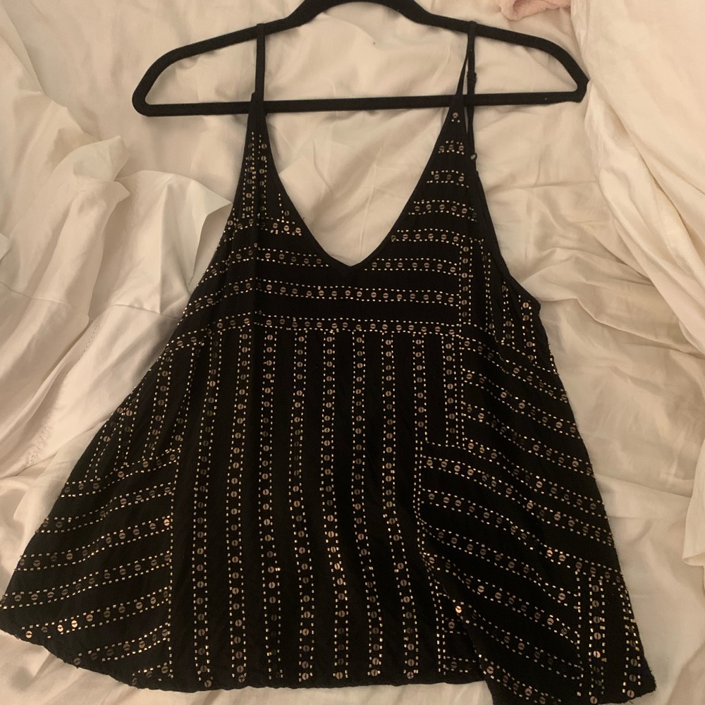 FREE PEOPLE sparkly tank size medium